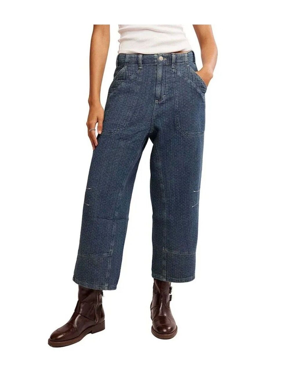 Free People Midnight Voyage Harem Jeans Sz.S NWT $148
